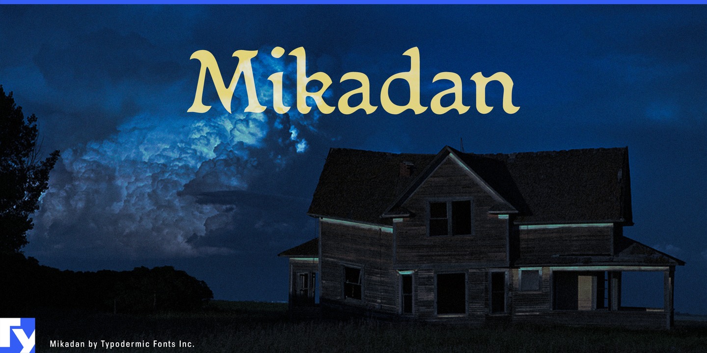 Шрифт Mikadan